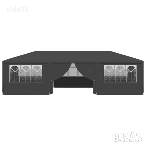 vidaXL Професионална парти шатра със стени 4x9 м антрацит 90 г/м², снимка 4 - Къмпинг мебели - 56147585