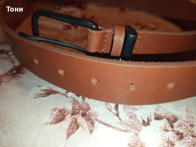 G-STAR Нов Мъжки Колан Изцяло от Естествена Кожа 95см., снимка 4 - Колани - 52777368