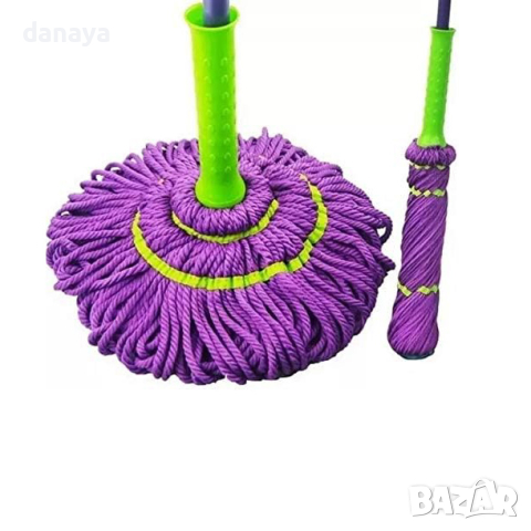 4658 Микрофибърен моп за почистване на под Twist Mop, снимка 7 - Мопове, кофи, четки и метли - 44919602
