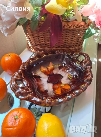 Красива купа за плодове или друго , снимка 4 - Антикварни и старинни предмети - 52680210