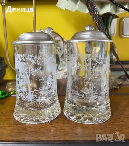 Немски халби с калаени капаци  Историята на традиционните немски халби за бира с капаци , снимка 7 - Чаши - 52916934