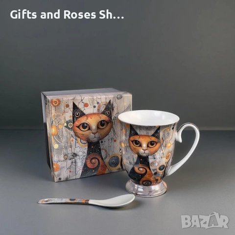 Порцеланова серия Котки  Густав Климт