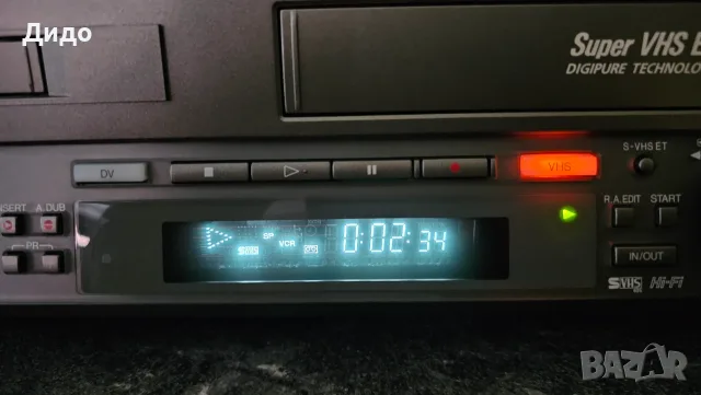Един рядък (напълно работещ) Професионален, Mini-DV - S-VHS ET , Легендарен модел!, снимка 9 - Друга електроника - 55770791