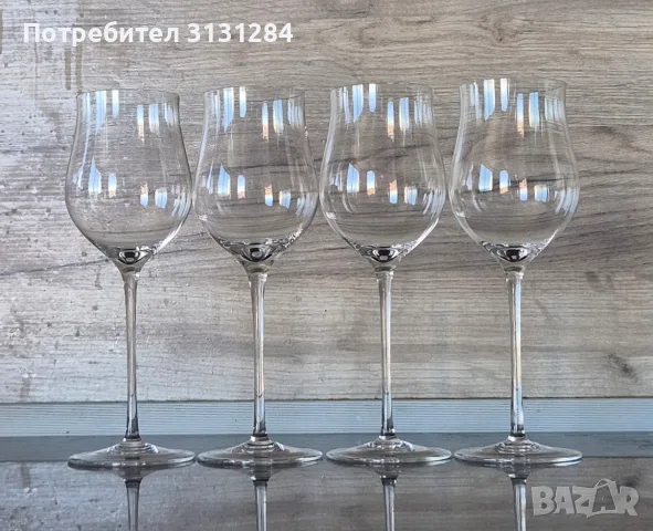 Комплект 4 бр. ултралеки кристални чаши Spiegelau Definition Wine 375 мл , снимка 2 - Чаши - 55962943