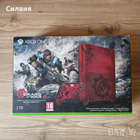 XBOX ONE S 2TB Gears of War + 2 игри + 2 джойстика PS5 PS4 PlayStation 4 5, снимка 10 - Xbox конзоли - 52389436