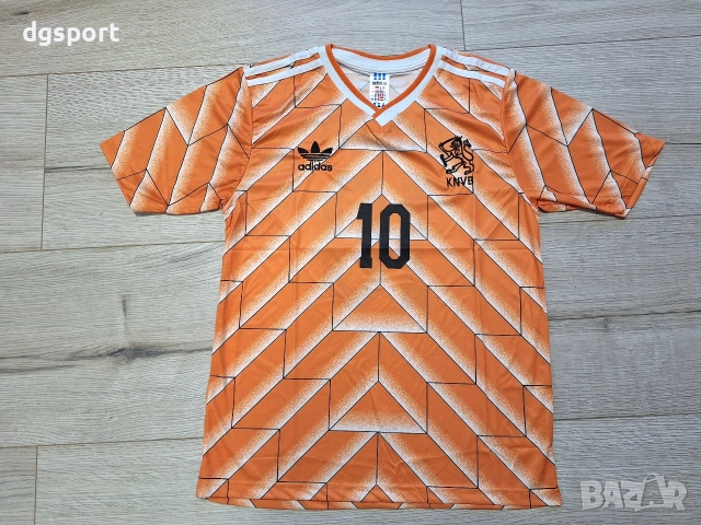 Футболна фланелка на Рууд Гулит и Марко ван Бастен Холандия ретро модел!!!, снимка 2 - Футбол - 47705604