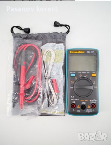 професионален мултицет ZT102 6000 (мултиметър цифров дигитален уред), снимка 8 - Друга електроника - 44438916