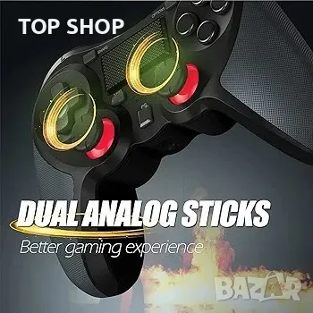 Контролер Terios за PS4, съвместим с PS4/Pro/Slim, контролер Play-Station4, снимка 6 - Аксесоари - 48791963