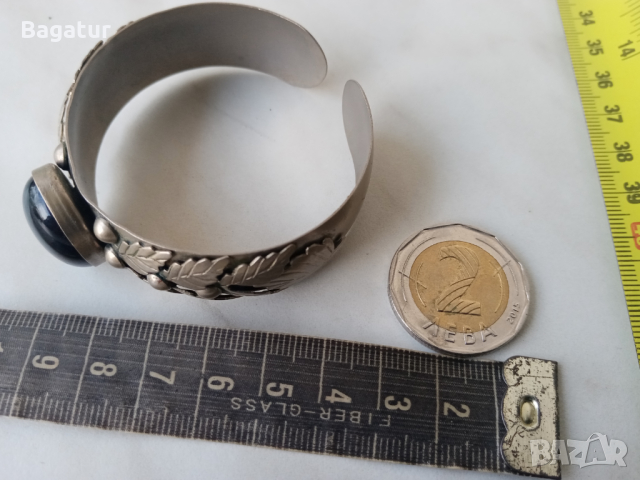 Етно гривна регулируема,флорални мотиви , снимка 9 - Антикварни и старинни предмети - 44781287