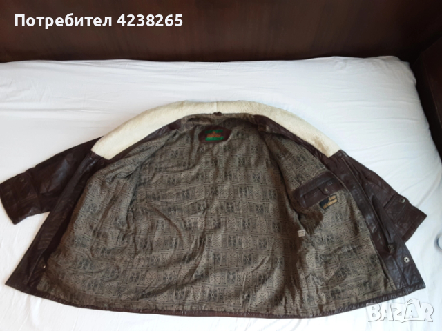 Яке "Marcos", естествена кожа, кафяво Made in Italy, снимка 7 - Якета - 52913263
