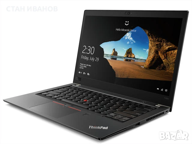 Лаптоп Lenovo ThinkPad T480s, 14", Intel Core i5, 8GB ram, M.2 NVMe SSD 256GB, снимка 7 - Лаптопи за работа - 50654633
