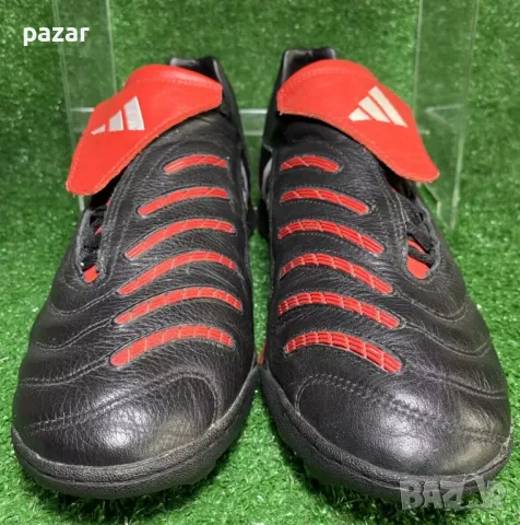 ADIDAS 039516 Predator Pulsion Euro 2004 Стоножки Кожени Обувки Кожа Футбол 42.5-43 27см, снимка 4 - Футбол - 49628374