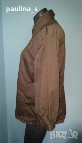 Два броя / кафява и зелена ленена риза "Cecil" / голям размер , снимка 6 - Ризи - 30377335