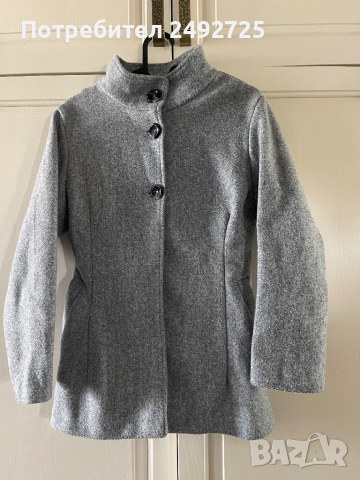 Яке сако сиво вталено размер С, снимка 1