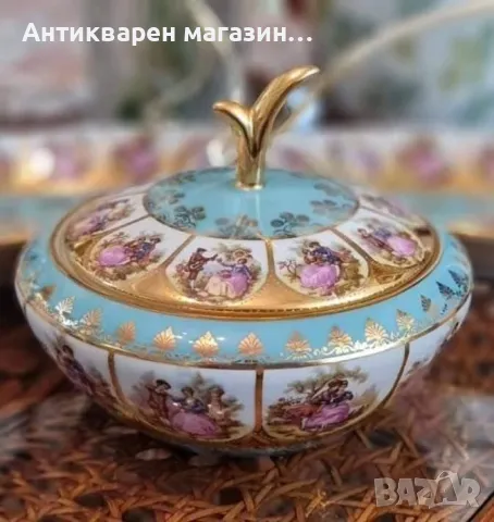 Karlsbader - Прекрасен ,античен комплект от пет части , снимка 7 - Сервизи - 49983027