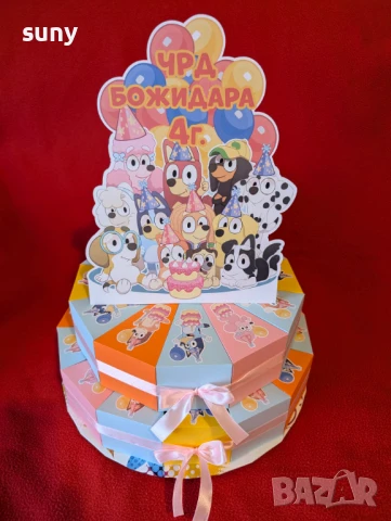 Картонена торта Стич, снимка 9 - Други - 50953425
