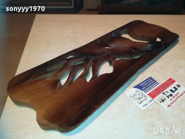 елен-50см-дърворезба-тик 0101211017, снимка 2 - Колекции - 31269396