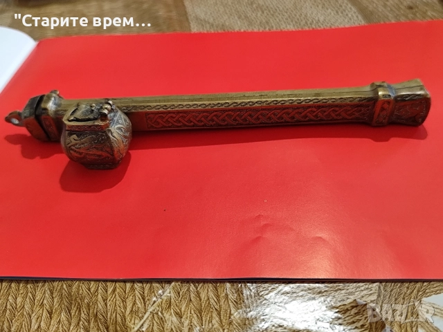 Антикварна Османска мастилница Тип DIVIT, снимка 5 - Колекции - 51464236