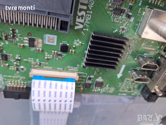 Main board 17MB140 for JVC LT-32VH42 за 32-инчов телевизор JVC Модел LT-32VH42 , с дисплей VES315WND, снимка 2 - Части и Платки - 52140067