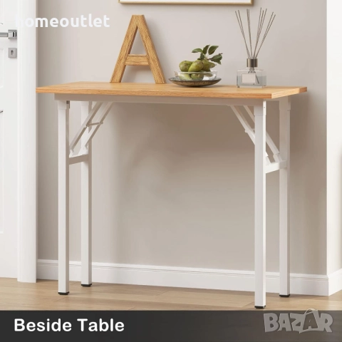 ПРОМОЦИЯ Сгъваема маса / бюро 10DLJJAC5-8040BW, снимка 2 - Маси - 51960895