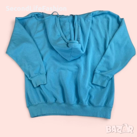 Суитшърти с качулка и ретро надпис с надпис Californian flag размер L, син., снимка 6 - Суичъри - 52796492