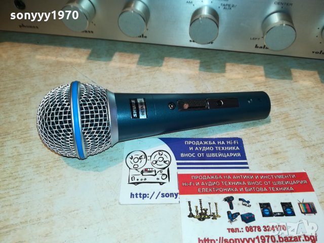 shure beta swiss-внос швеицария 0312201547, снимка 12 - Микрофони - 31002857