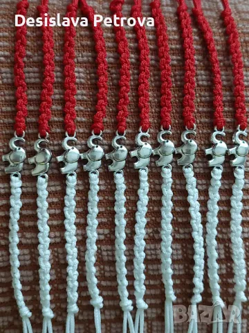 Мартеници макраме. Супер цена на едро-75ст. Цена на дребно-1,50лв, снимка 8 - Други - 39389974