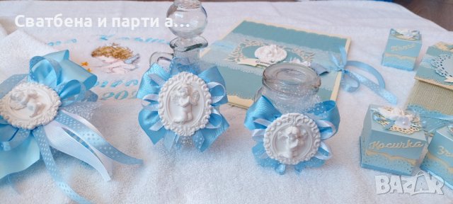 Комплект за кръщене, снимка 3 - Декорация - 39143145