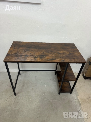 Компютърно бюро в индустриален стил VASAGLE, снимка 5 - Бюра - 51984327