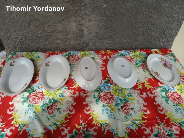 Български порцелан-чинии., снимка 10 - Чинии - 34185355
