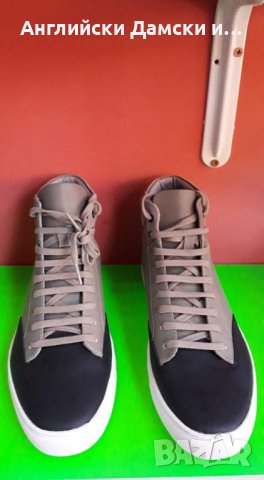 Английски мъжки кецове естествена кожа-велур , снимка 4 - Кецове - 30434937