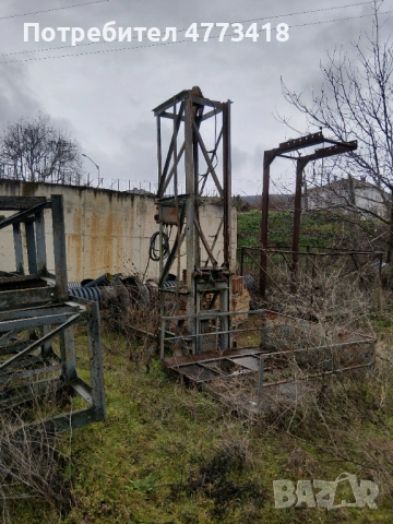 Строителен Хаспел , стар мощен, снимка 2 - Подемници - 53950322