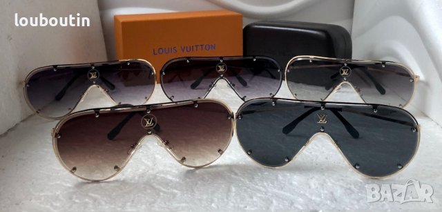 Louis Vuitton 2023 висок клас мъжки слънчеви очила маска, снимка 11 - Слънчеви и диоптрични очила - 39012278