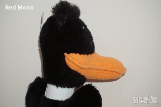Vintage Оригинална Плюшена Играчка Daffy Duck Warner Bros Looney Toons Made in Korea от 1988г, снимка 12 - Колекции - 42509557