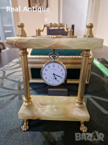 Прекрасен голям антикварен швейцарски джобен часовник CORTEBERT , снимка 1