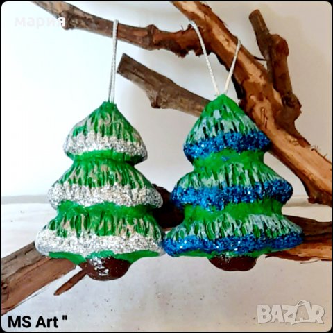 Коледна декорация! Играчки за елха! Ръчна изработка!, снимка 6 - Декорация за дома - 30893109