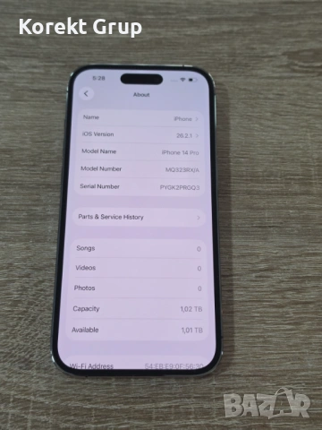 Iphone 14 pro 1tb , снимка 5 - Apple iPhone - 54311828