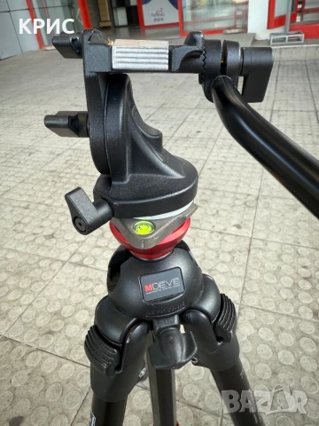 Трипод, Статив Manfrotto 755B/0E31 MDEVE Tripod+700RC2 Composite Head, снимка 5 - Чанти, стативи, аксесоари - 51000582