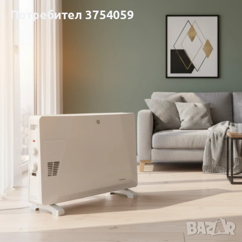 Конвектор Voltz – 2000W, LED дисплей, WiFi управление през TUYA Smart App, снимка 5 - Отоплителни печки - 53210221