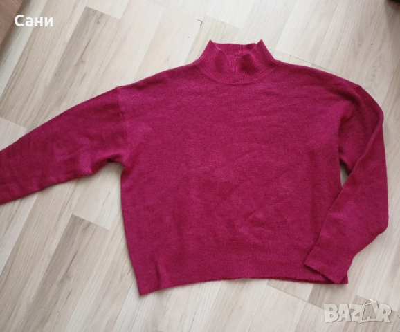 Розов лилав пуловер , снимка 5 - Блузи с дълъг ръкав и пуловери - 52591600