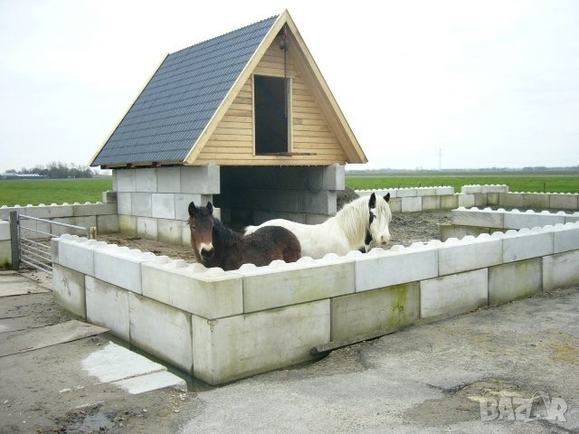 бетонен БЛОК за зидане на Подпорни стени и Основи "LEGO Мини".. Плътни Стомано-бетонни блокове ЛЕГО, снимка 12 - Други - 42060823