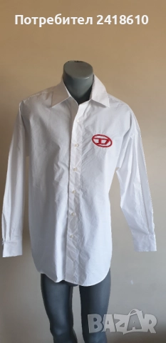 Diesel Cotton Mens Size 42 / L НОВО ! ОРИГИНАЛ! Мъжка Риза!, снимка 8 - Ризи - 51801040