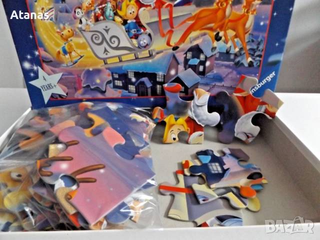 Рудолф, еленът с червения нос пъзел, снимка 2 - Игри и пъзели - 52189056