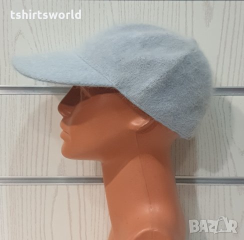 Нова дамска шапка с козирка Ангора, снимка 2 - Шапки - 35464700