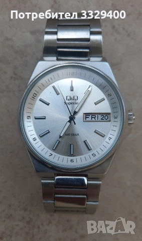 Q&Q-water resistant-мъжки часовник 