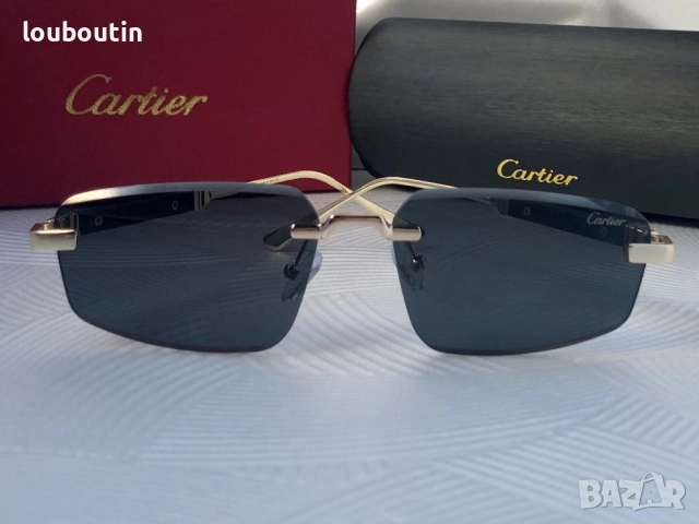 Cartier Мъжки слънчеви очила Cartier 2025, снимка 7 - Слънчеви и диоптрични очила - 51738467