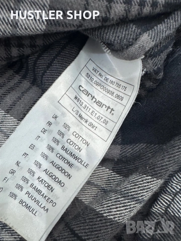 Мъжка риза CARHARTT. Размер S, снимка 6 - Ризи - 54072098