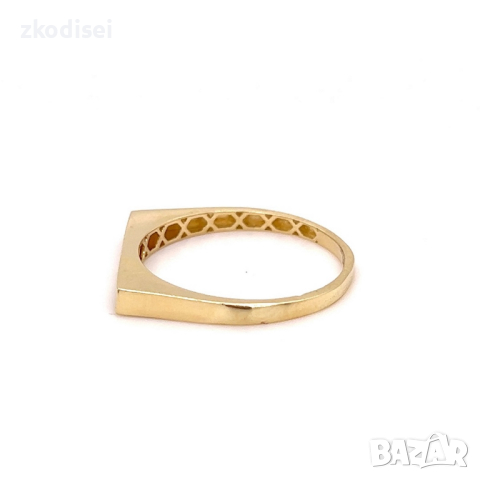 Златен дамски пръстен 1,32гр. размер:58 14кр. проба:585 модел:22006-5, снимка 2 - Пръстени - 44763432