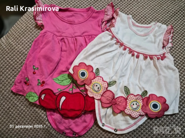 62 размер рокли, снимка 2 - Детски рокли и поли - 52615531