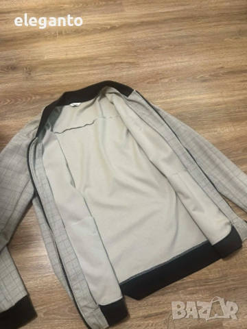 Мъжко casual яке Calvin Klein plaid bomber Jacket , XL размер , снимка 10 - Якета - 54345328